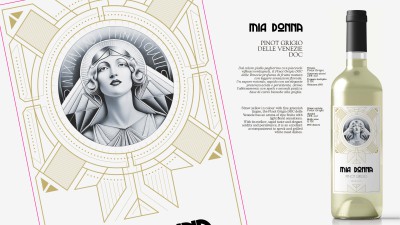 Miadonna Wine Label - Image 1